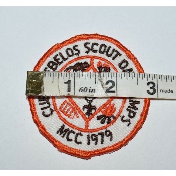 Vintage Cub Webelo Boy Scout Day Camp Patch Milchigan Wisconsin Bandana Lot - Picture 3 of 5